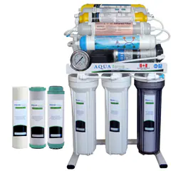 دستگاه تصفیه کننده آب آکوآ اسپرینگ مدل NF3950 به همراه فیلتر مدل 01 مجموعه 3 عددی