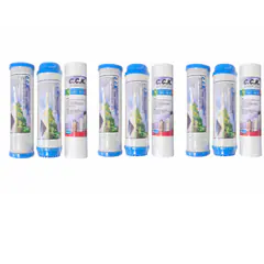 فیلتر دستگاه تصفیه آب خانگی سی سی کا مدل RO-09 مجموعه 9 عددی
