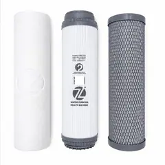 فیلتر دستگاه تصفیه آب مدل کلاسیک پرمیوم سه مرحله ای zz مناسب برای تصفیه آب خانگی بسته 3 عددی