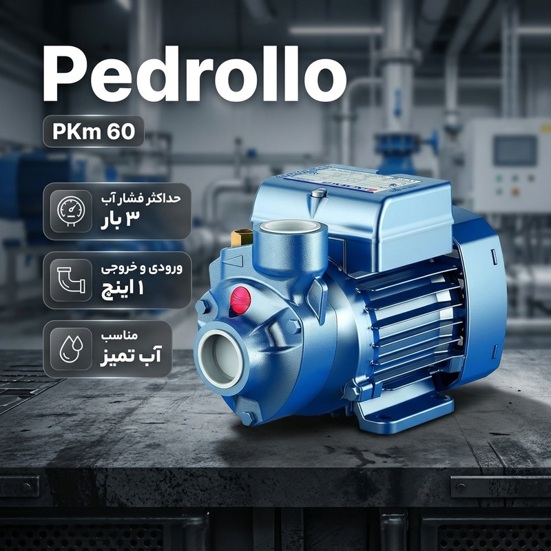 پمپ فشار آب پدرولو مدل PKm 60 - 2