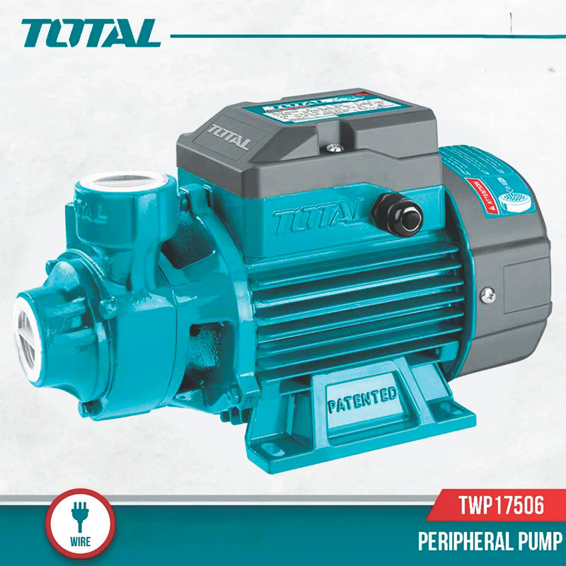 پمپ آب 550 وات 0.75 اسب بخار توتال مدل TWP15506 - 5
