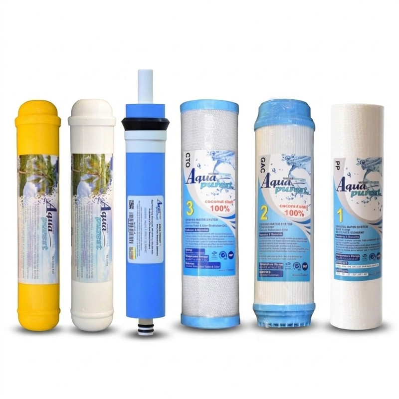 فیلتر تصفیه آب آکواپیورست مدل BTL 6400 مجموعه 6 عددی