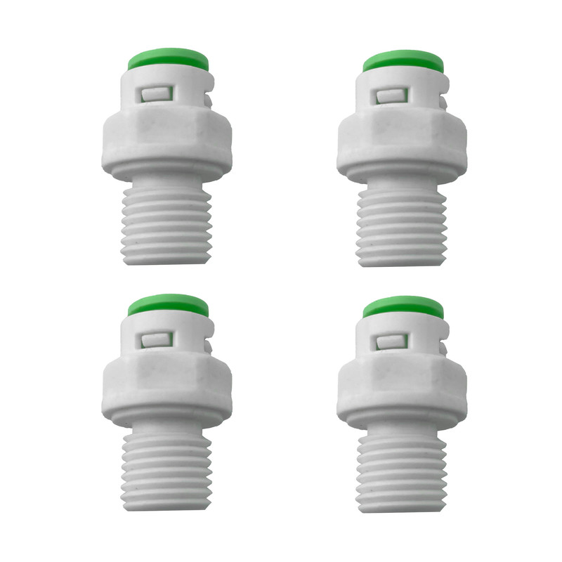تبدیل اتصال رزوه 1/4 به فیتینگ 6 تکومن مدل best مجموعه 4 عددی